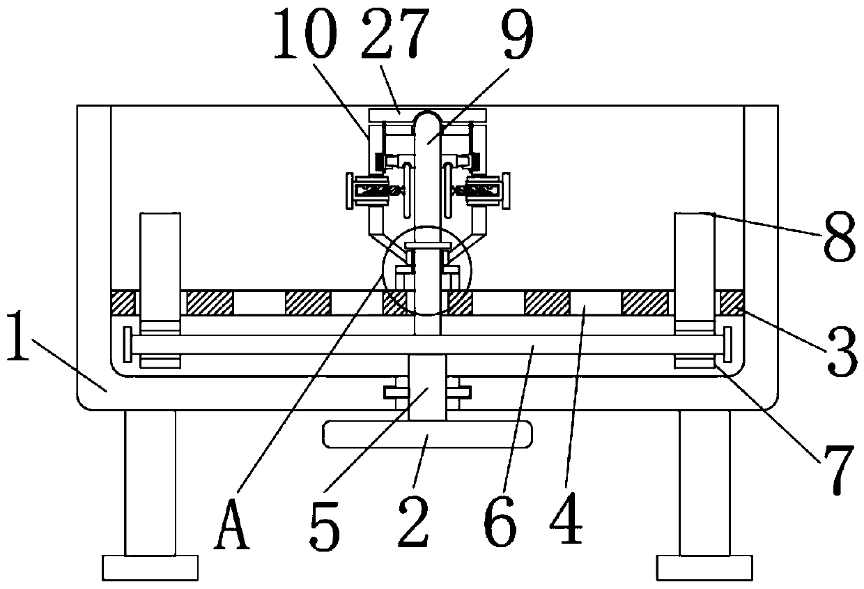 Internal pressure release device for hot-rolled stainless steel coil machining