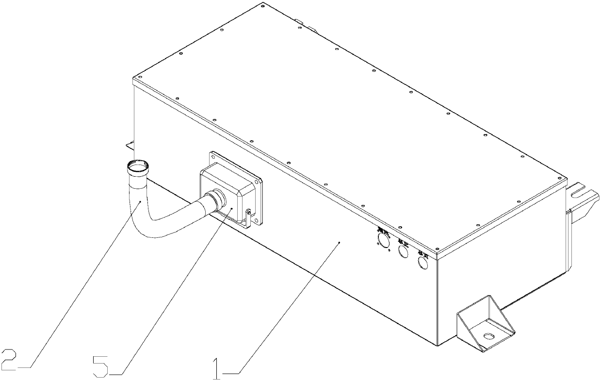 Battery pack and electric automobile provided with same