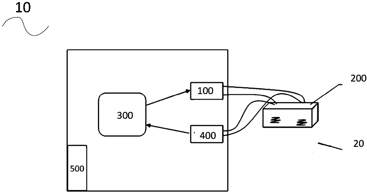 Multi-range double probe device for measuring thickness of metal film