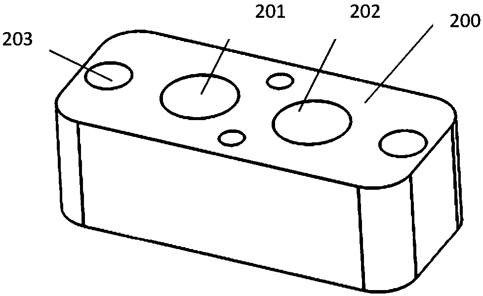 Multi-range double probe device for measuring thickness of metal film