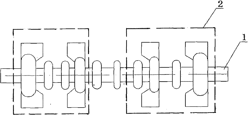 Precoated sand core secondary shooting process of casting runner machinery