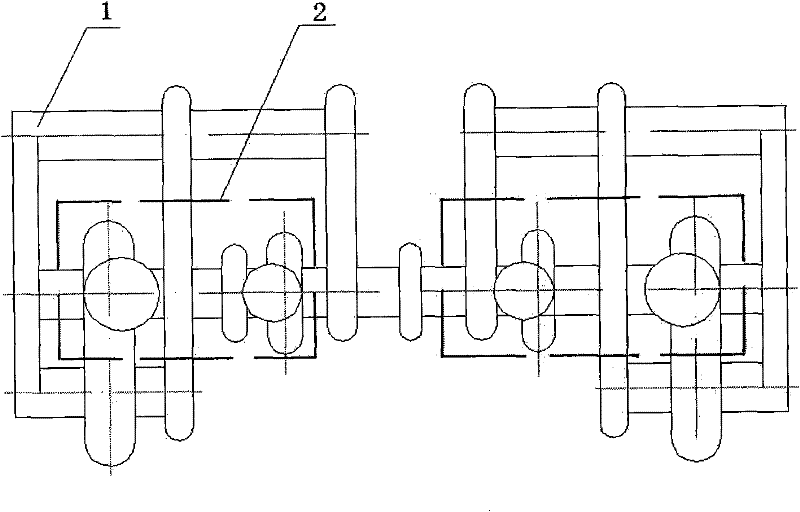 Precoated sand core secondary shooting process of casting runner machinery