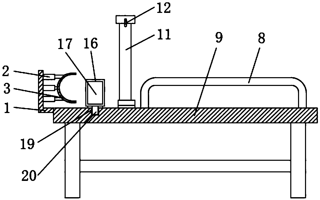 Electroencephalogram detecting device for sedation depth