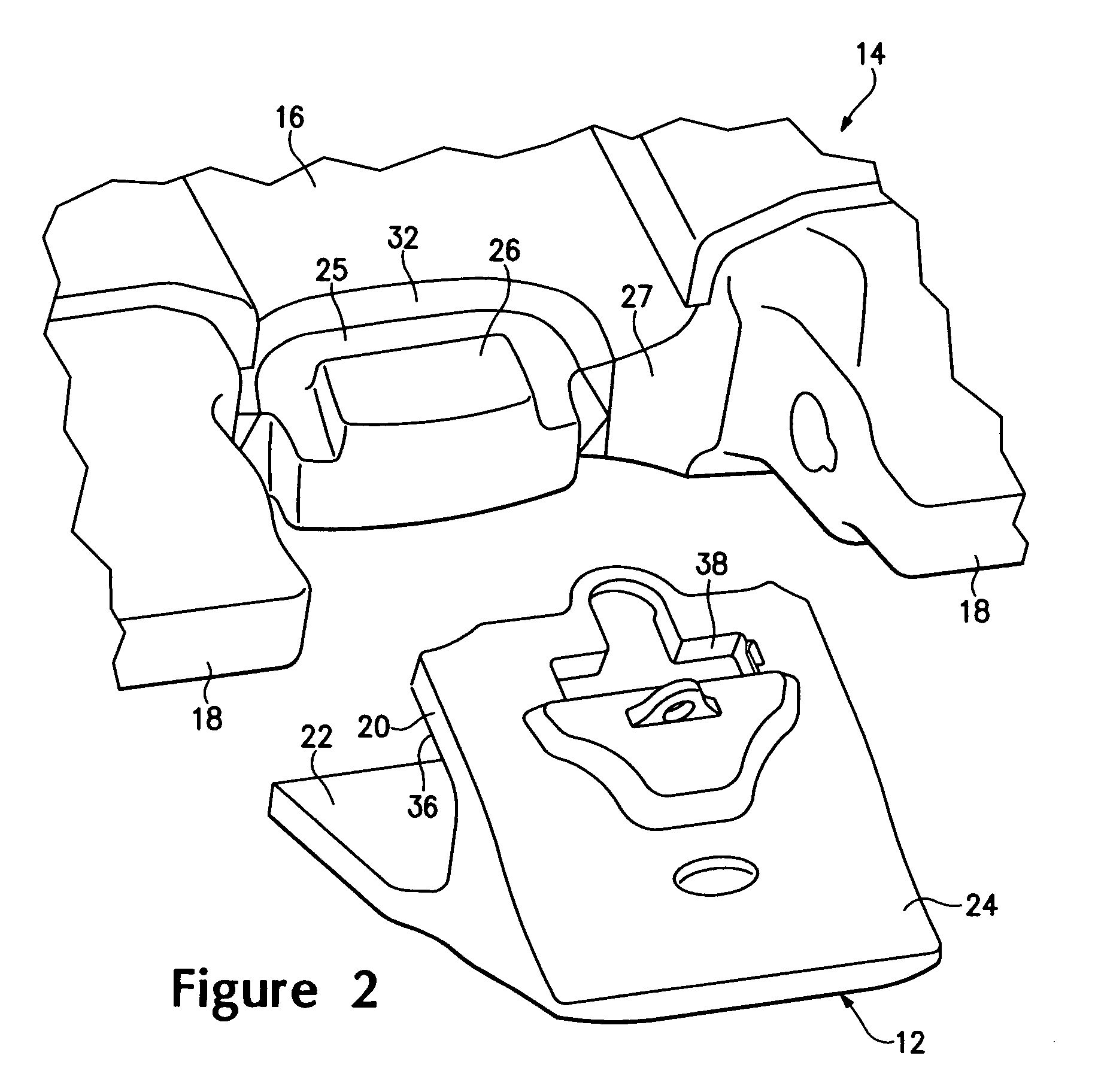 Lock for securing wear parts to earth-working equipment