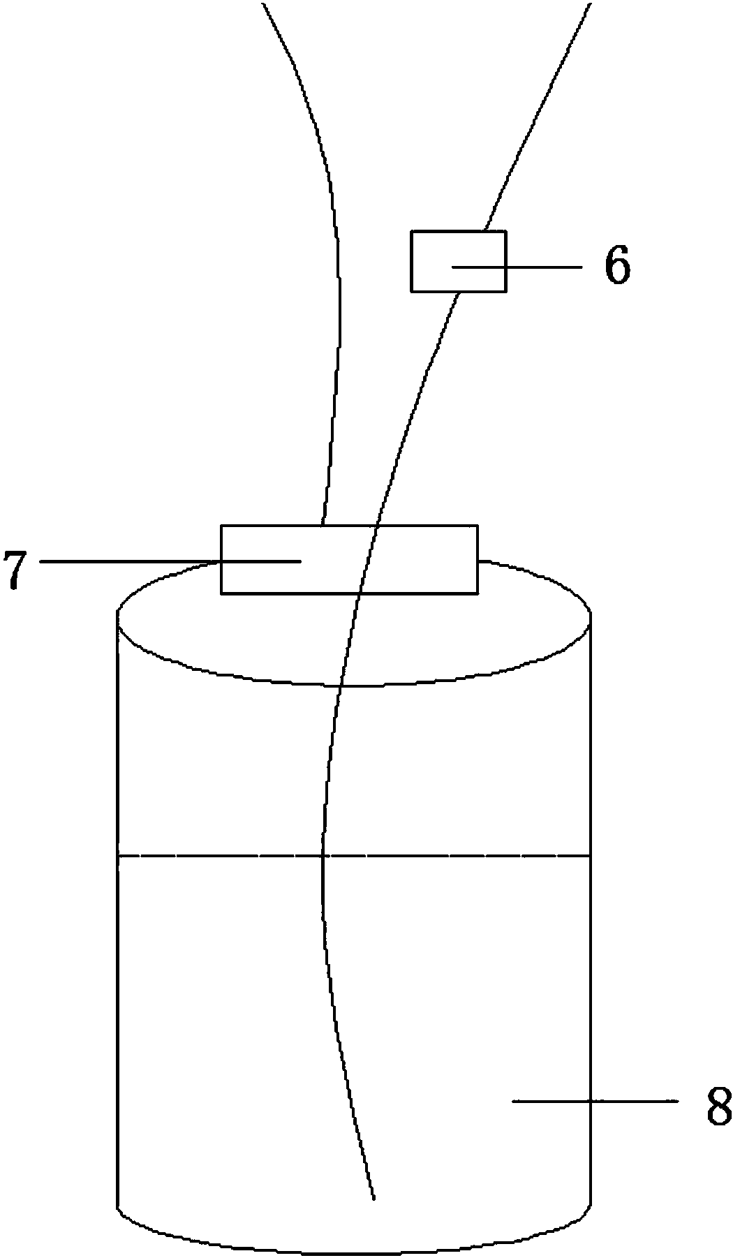 Diaphragm pump based double-liquid-level measurement system and method