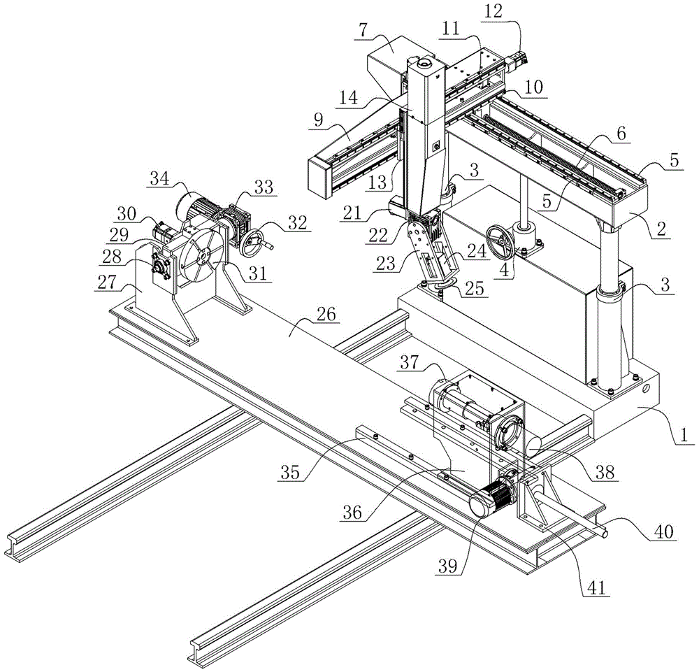 Multi-axis linkage polishing device