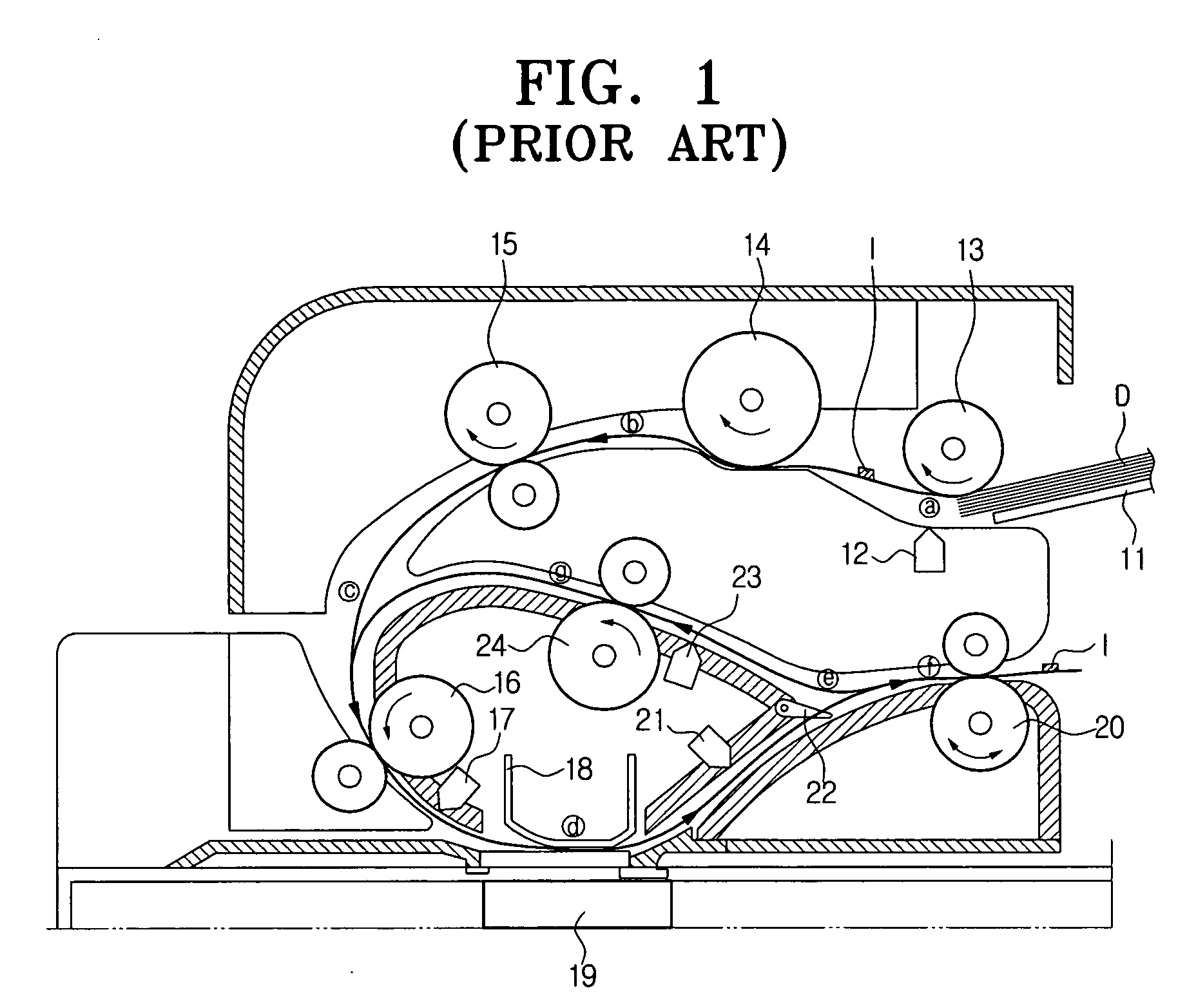 Duplex automatic document feeding apparatus and a duplex document feeding method