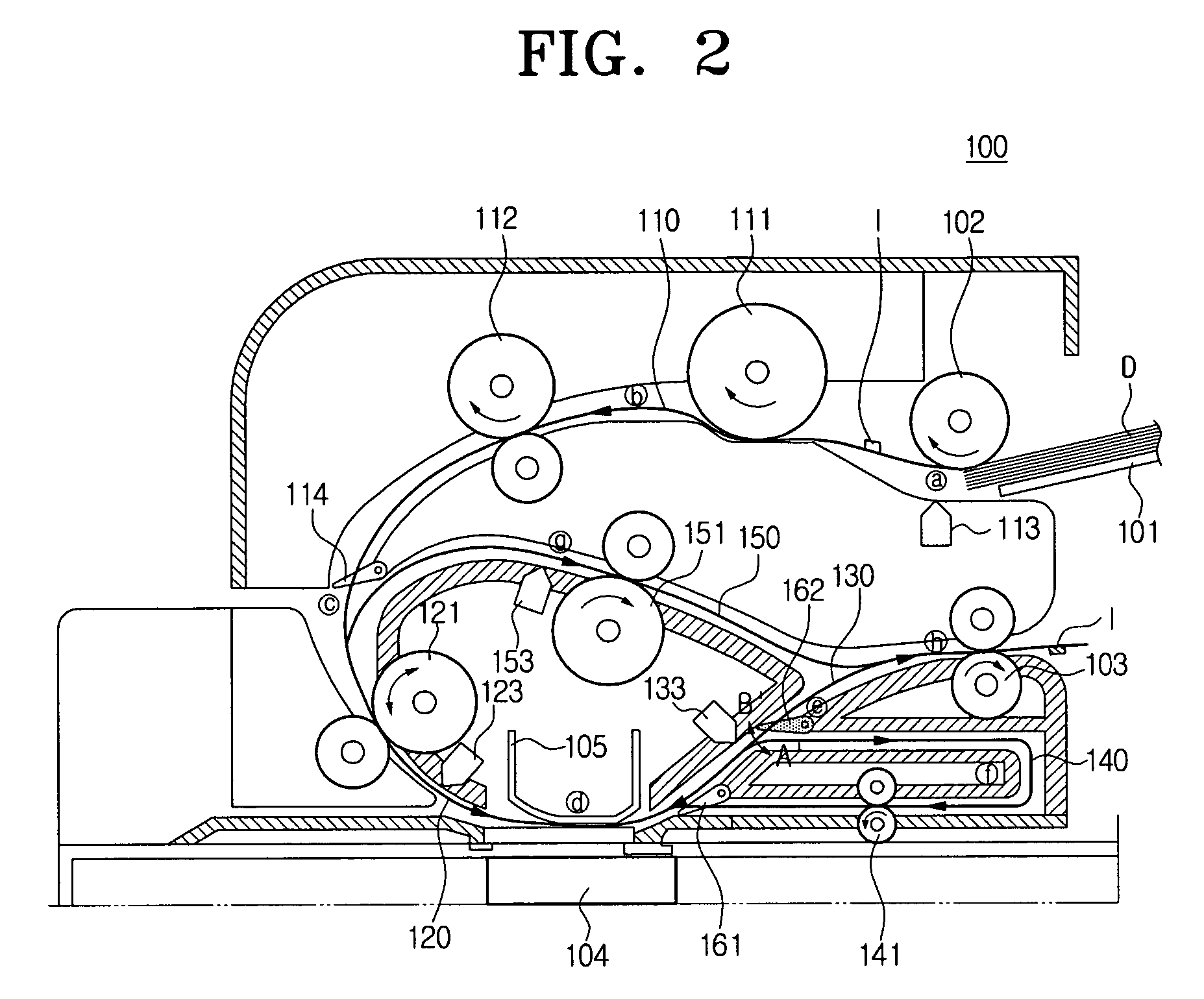 Duplex automatic document feeding apparatus and a duplex document feeding method