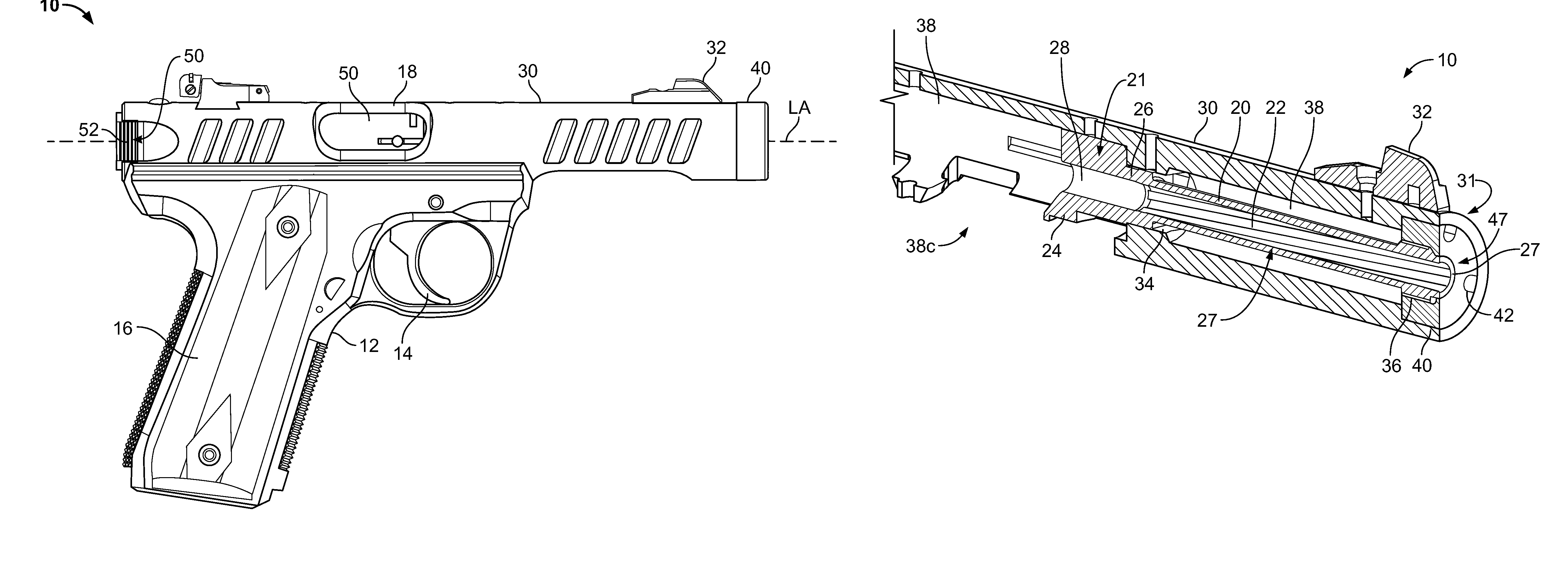 Pistol barrel system and method