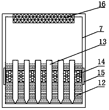 Efficient degassing structure for glass fiber reinforced plastics production workshop