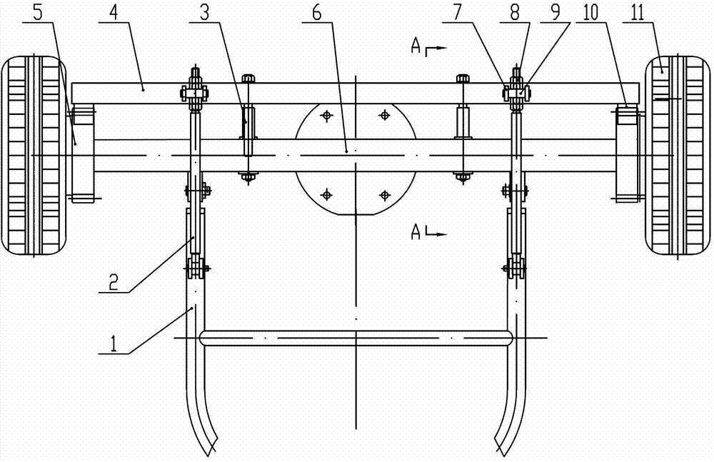 Static braking device for flat car