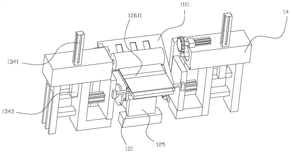 Functional composite non-woven fabric preparation method and feeding method and device