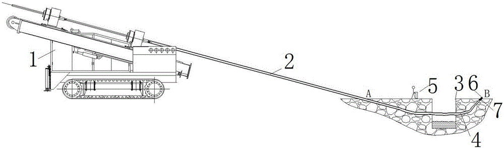 Radiation hole guide drilling equipment and process