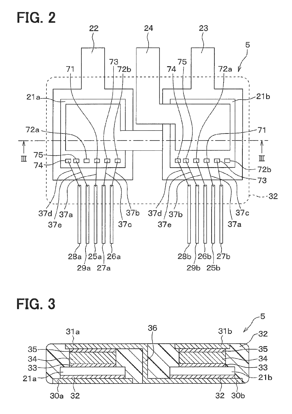 Semiconductor chip having multiple pads and semiconductor module including the same