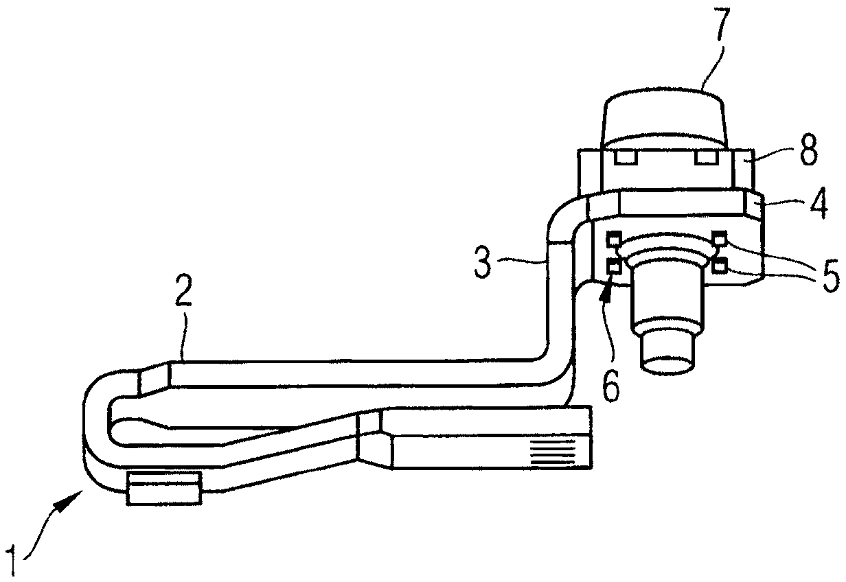 Connection element for a switching device