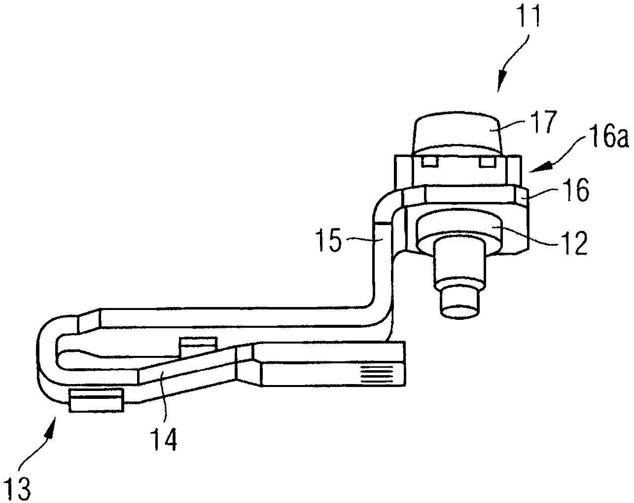 Connection element for a switching device