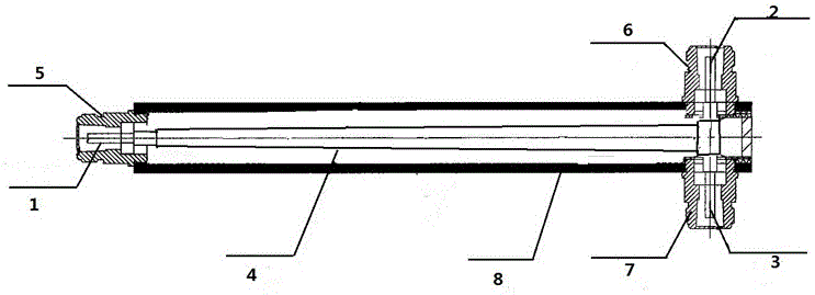 Broadband cavity double-power distributor achieving index taper line transmission