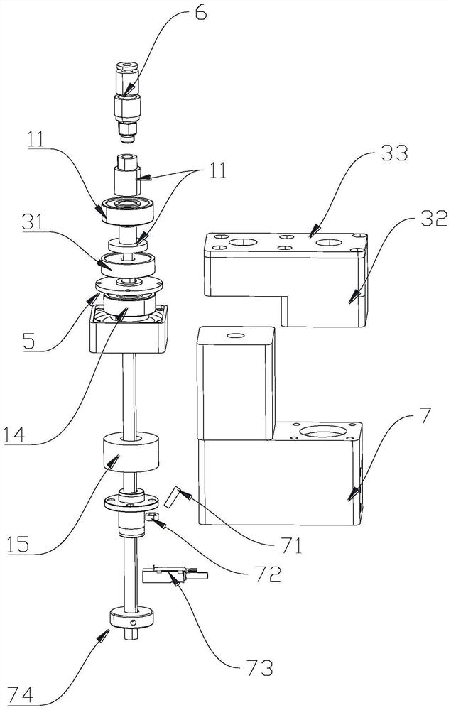 Accurate pressing composite type motion actuator with built-in pressure sensor