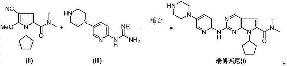 Ribociclib intermediate and preparation method thereof