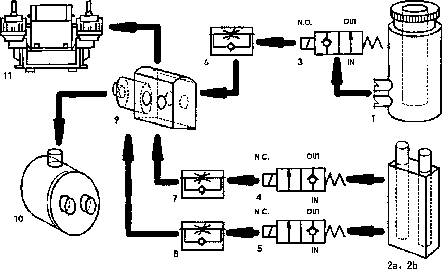 Automatic calibration system and method of resistance absorbing instrument