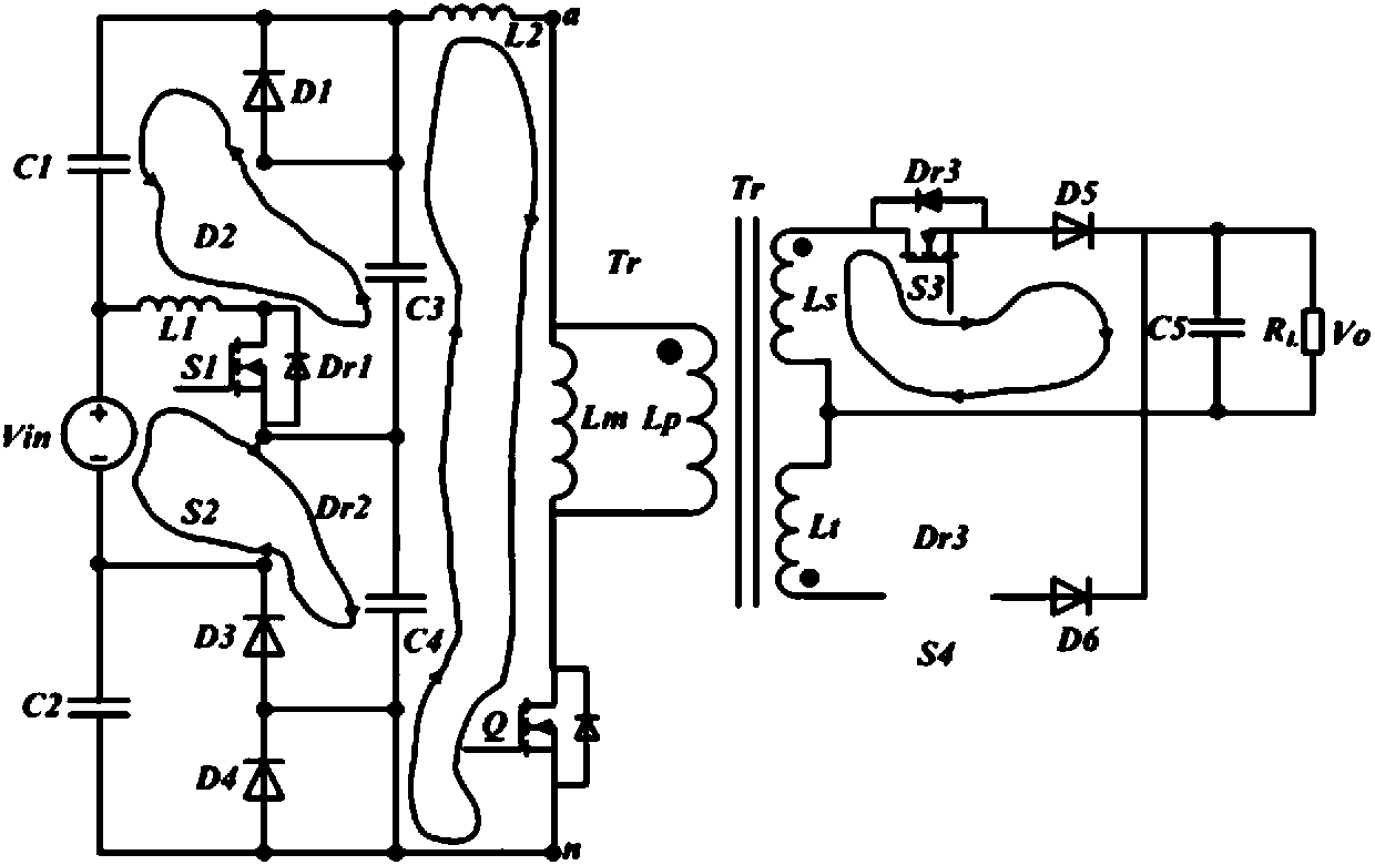 Isolation type highly boosted quasi-switched capacitor converter