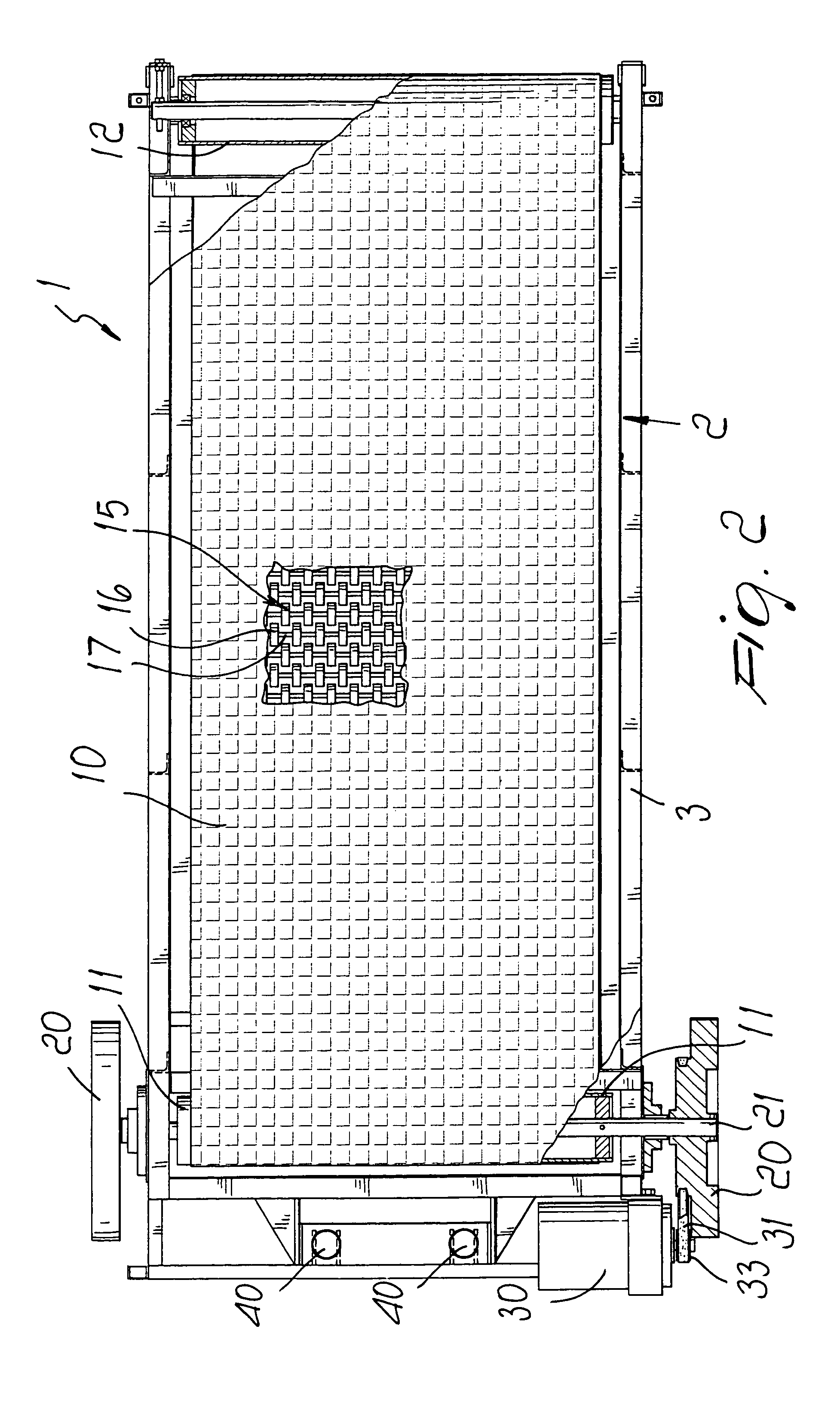 Treadmill for performing physical exercise having simplified actuation means