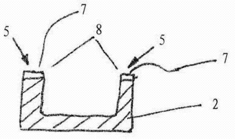 Device and method for producing a material web