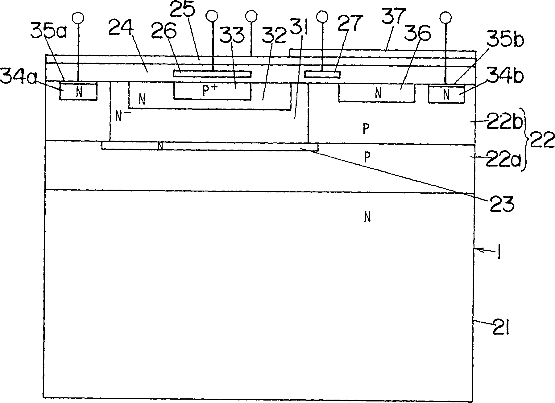 Light detecting element and control method of light detecting element