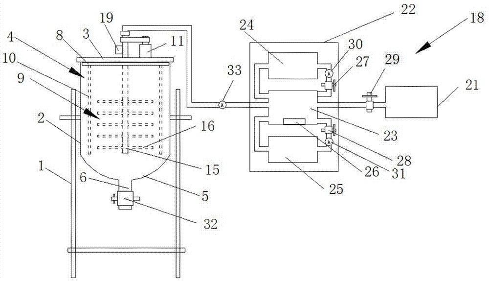 Syrup heating device