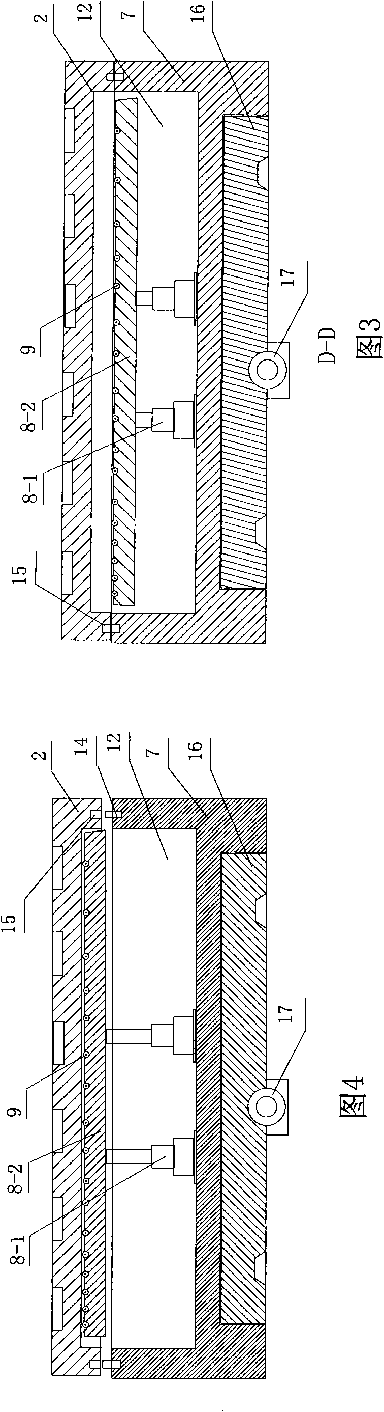 Pentahedron gantry processing center double-exchange workpiece conveying platform