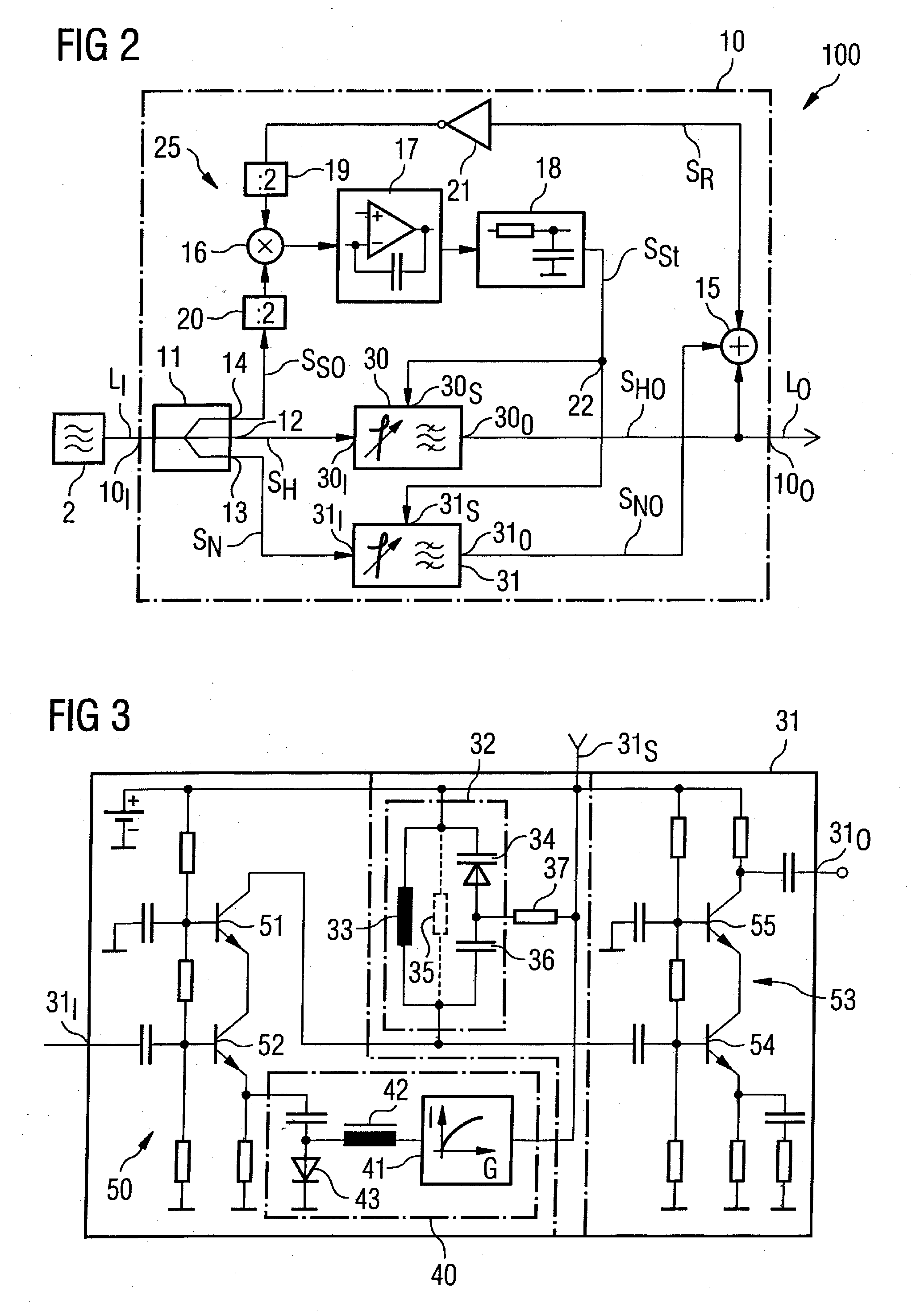 Filter circuit arrangement