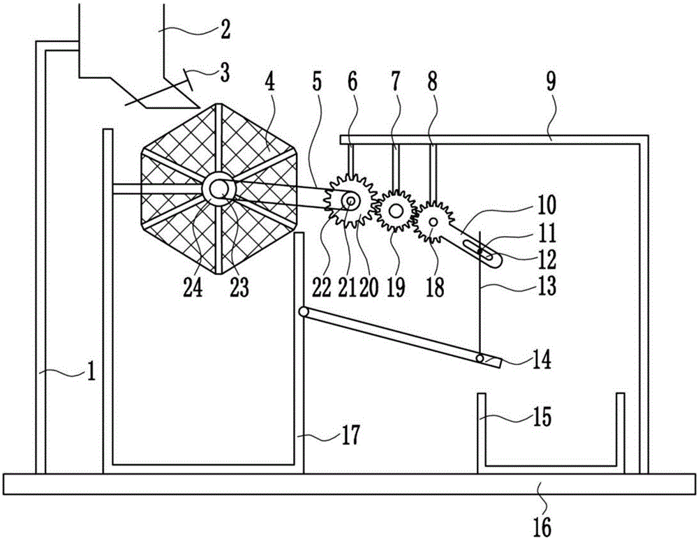 Cosmetic production wastewater after-treatment device