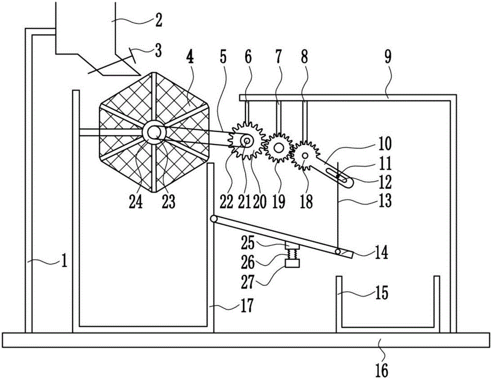 Cosmetic production wastewater after-treatment device