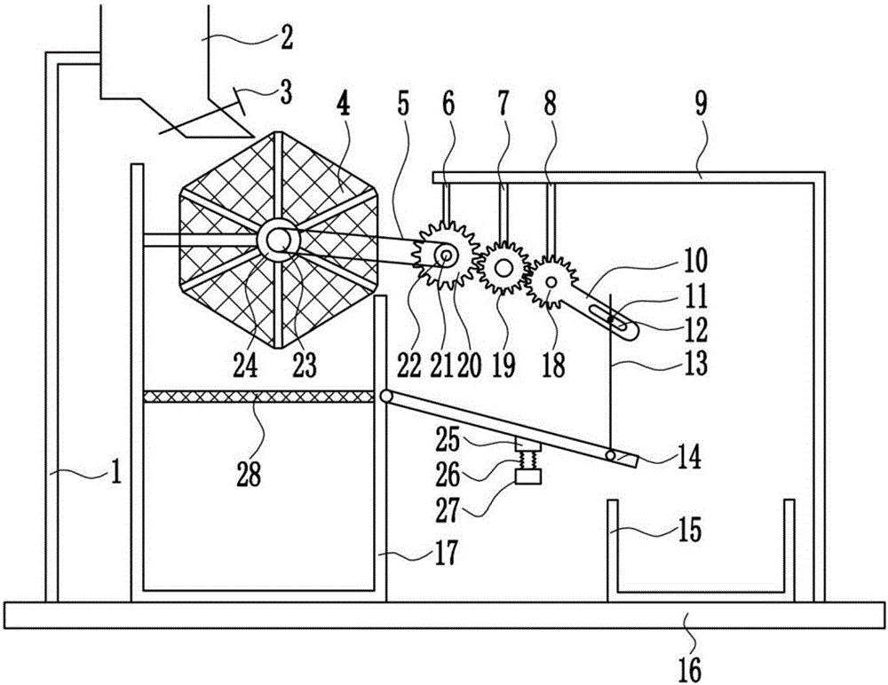 Cosmetic production wastewater after-treatment device