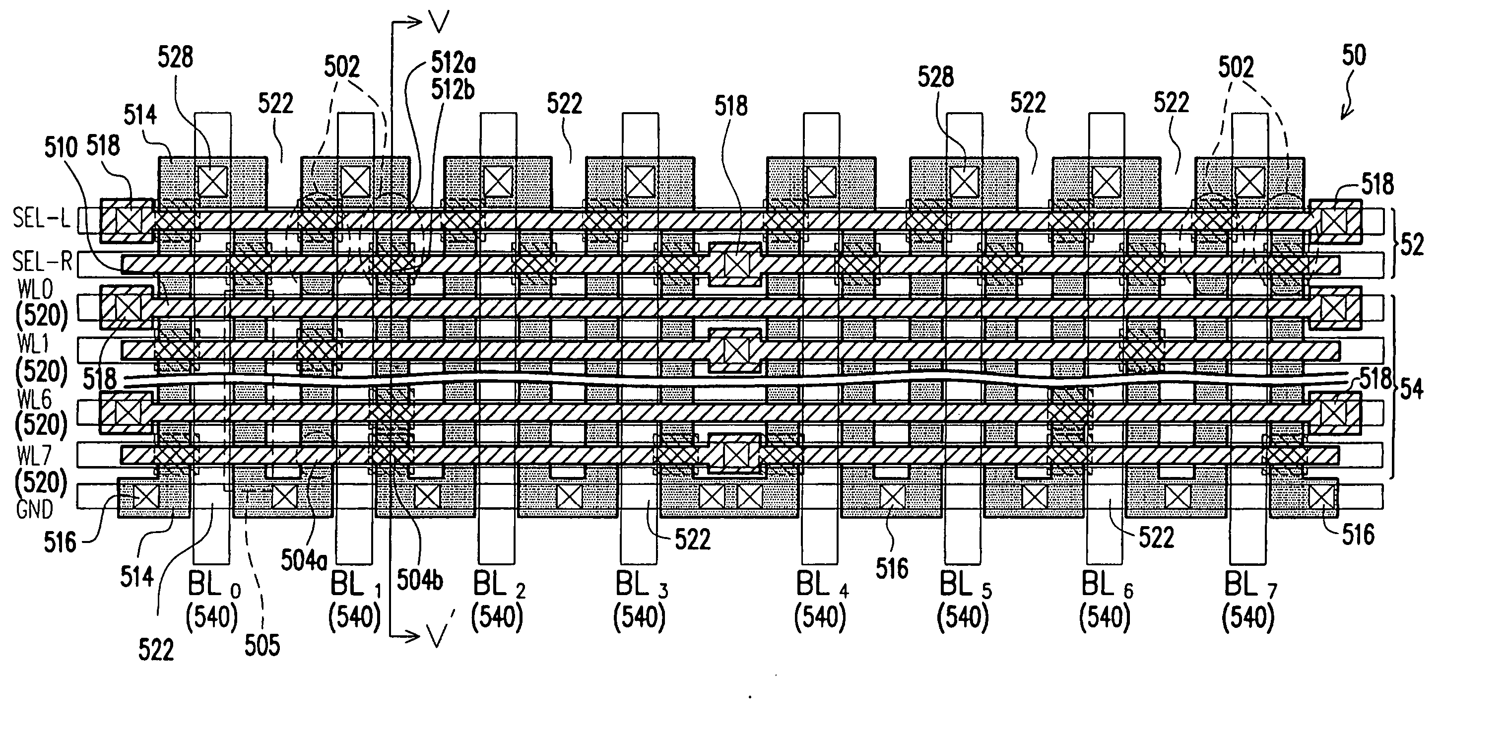 Contactless mask programmable rom