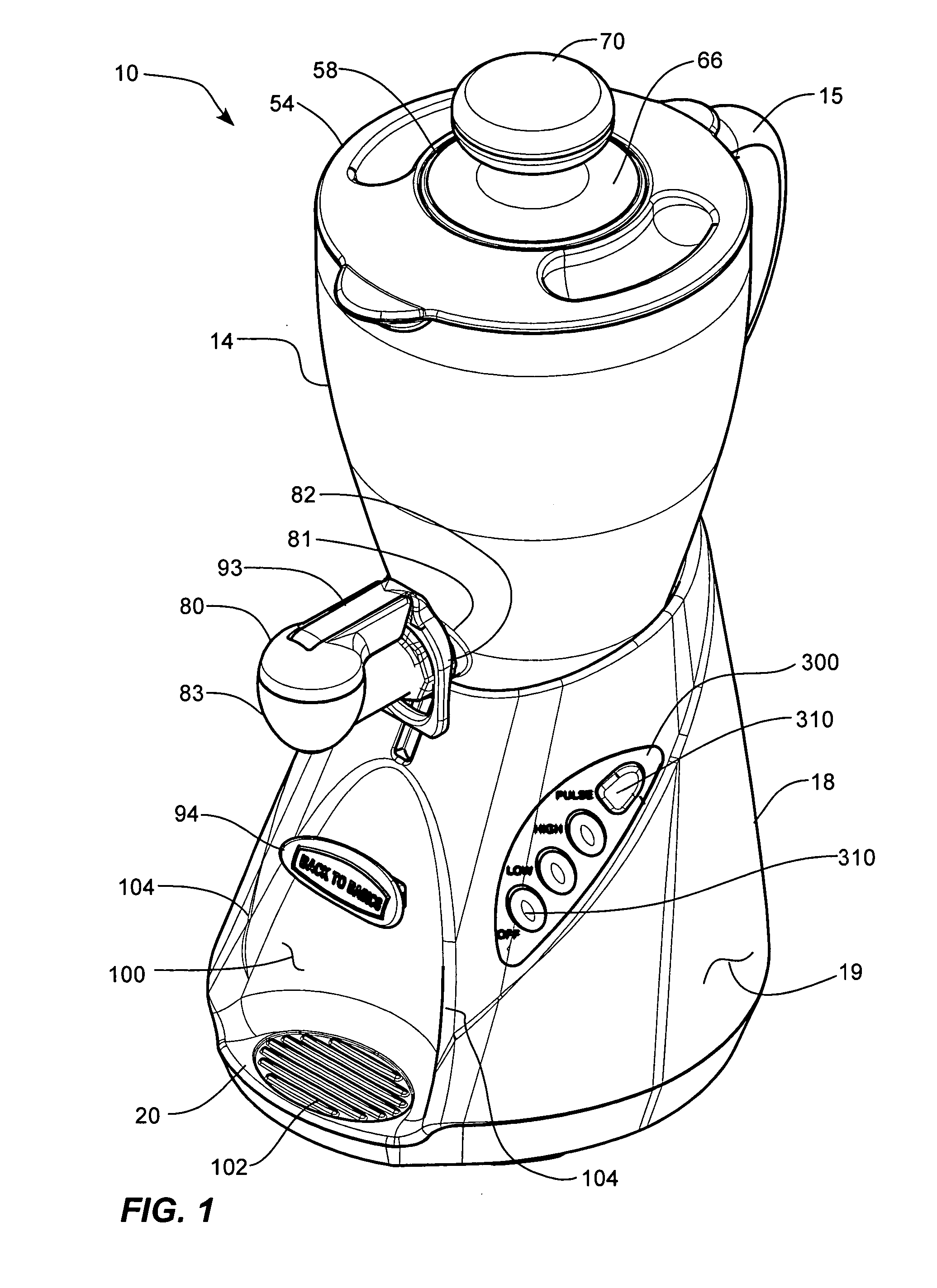 Beverage mixer with spigot and actuator