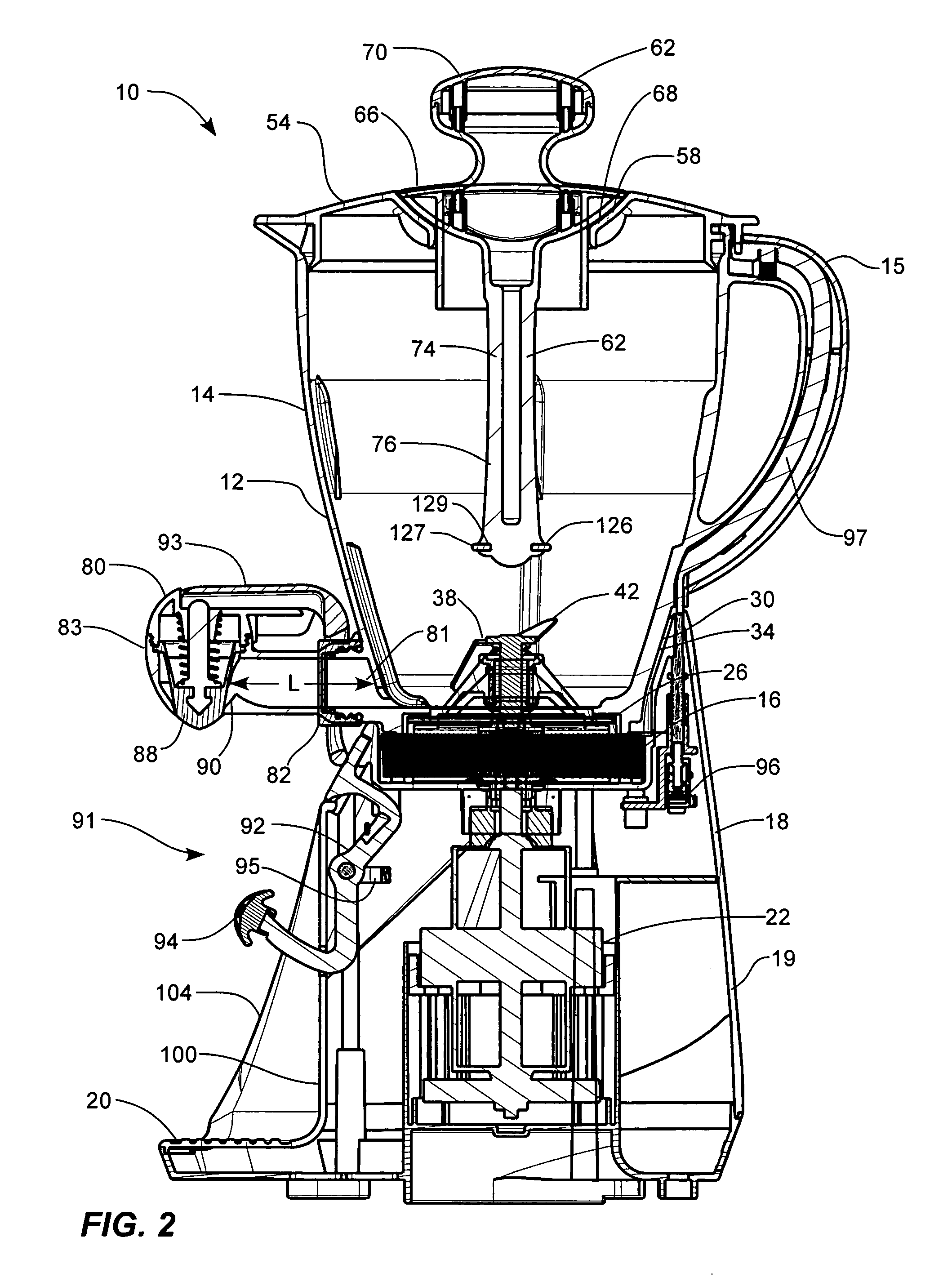 Beverage mixer with spigot and actuator