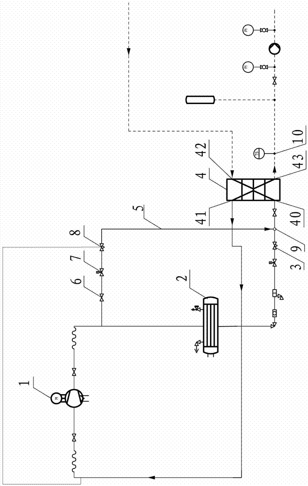 A low-sulfur oil cooling device and its cooling compressor unit