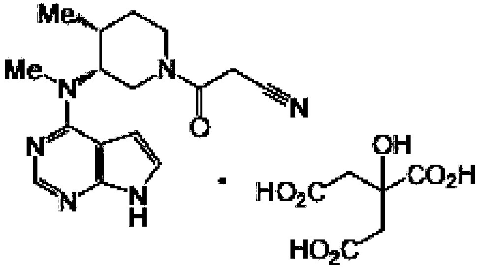 Tofacitinib citrate enteric-coated sustained-release pellet and preparation method thereof