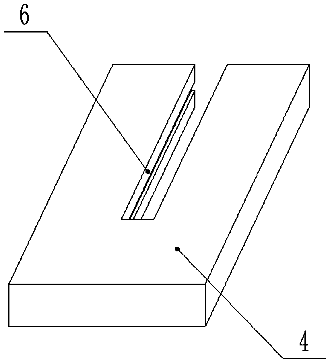 Rock slope slip test system