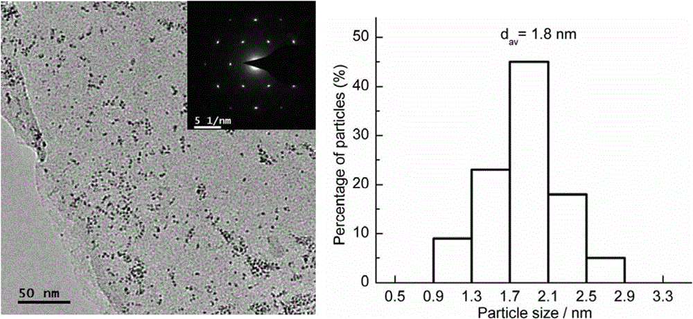 Platinum (Pt)/reduced graphite oxide (RGO) nano composite material and preparation method and application thereof