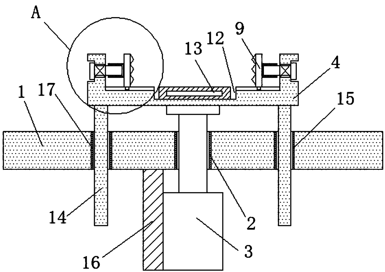 Milling machine mold convenient to install