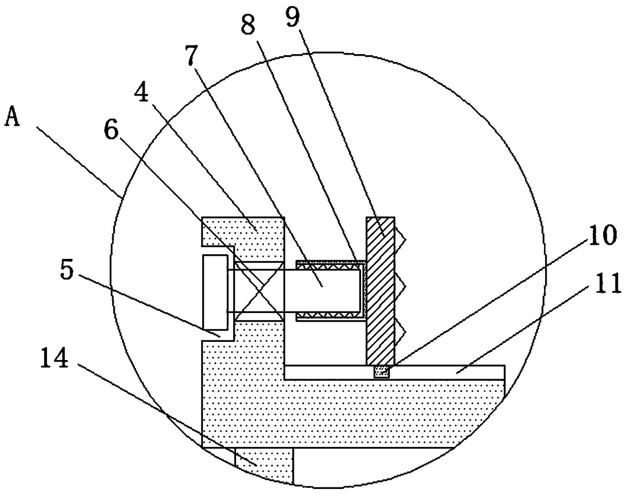 Milling machine mold convenient to install