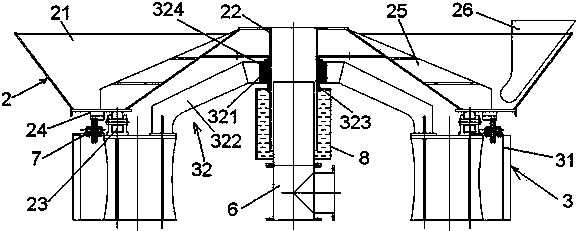 Gas producer deslagging device