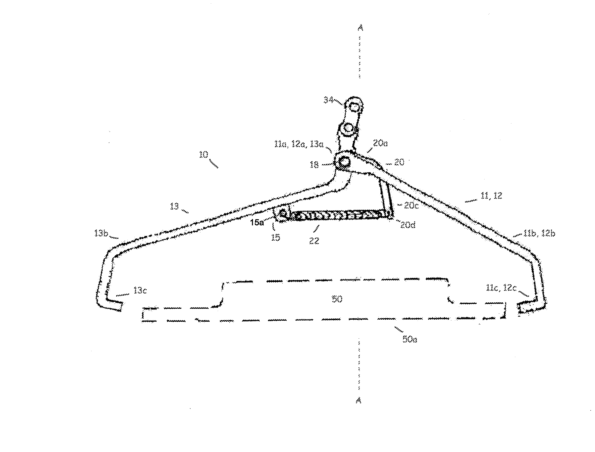 Device for grasping load structure