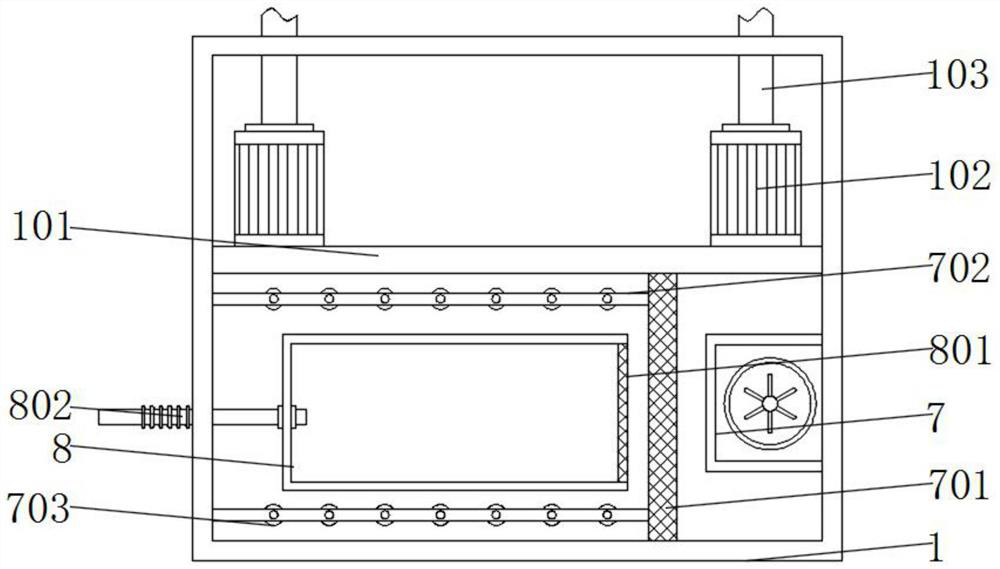 Material mechanical property universal testing machine with safety protection function