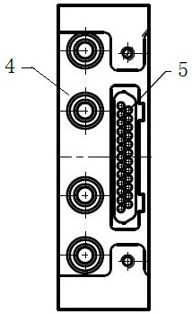 Photoelectric signal switching connector