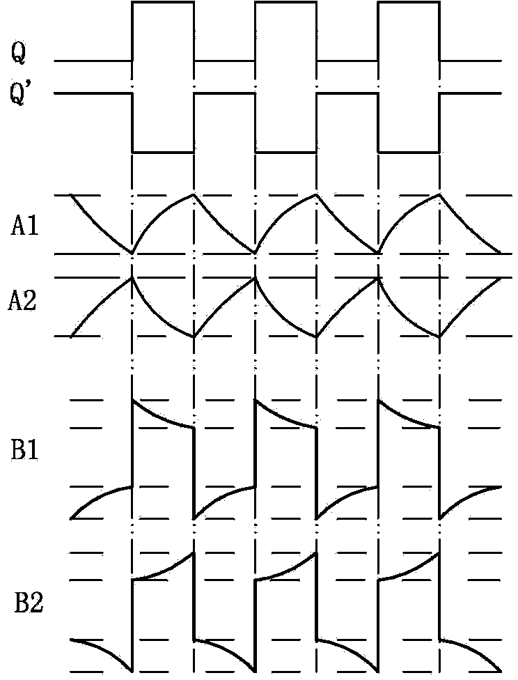 Electroencephalograph for determining contact status between electrode and scalp and method for determining same