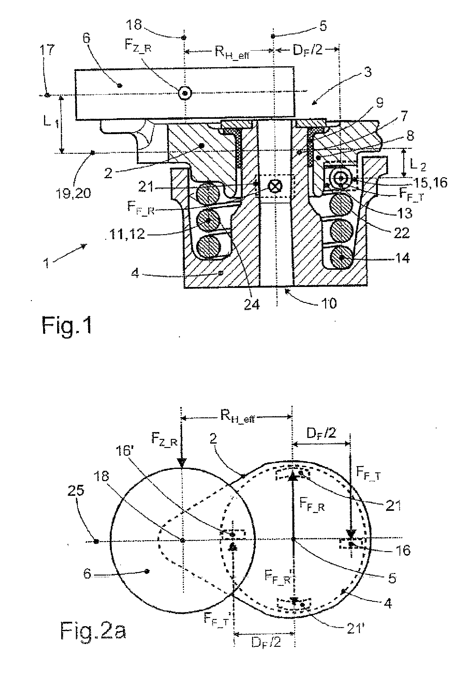 Tensioning device of a traction mechanism drive