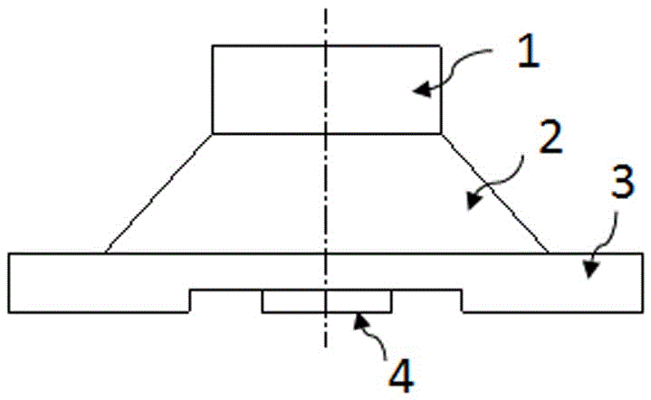 Luminous patch-type elastic button